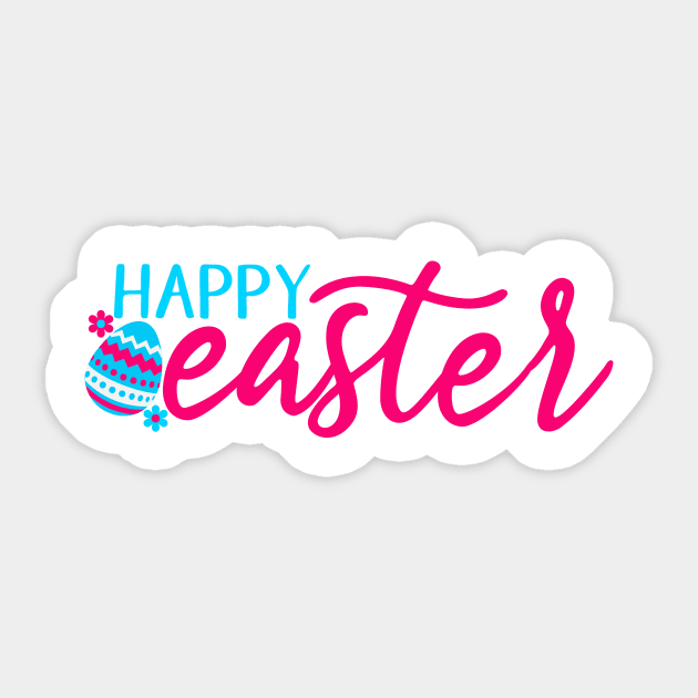 Happy easter Sticker by Coral Graphics